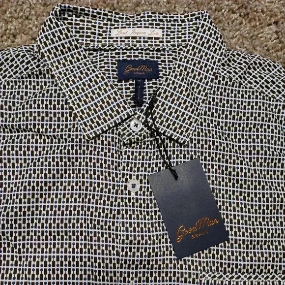 Good Man Brand Long sleeve Button down shirt NWT - Picture 6 of 7